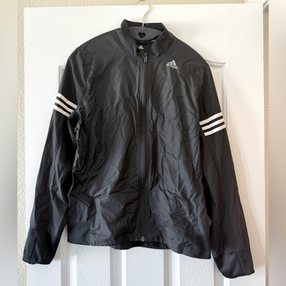 Adidas Running Climaproof Black Jacket